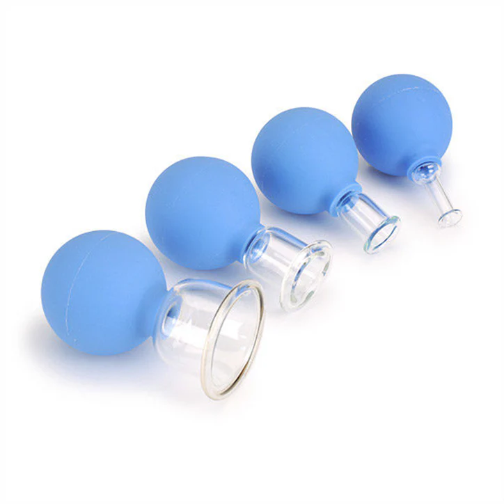 Facial Massage Cupping Set of 4 Medical Grade Cups - Image 2